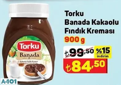 TORKU BANADA KAKAOLU FINDIK KREMASI